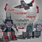 Little Pi - Azulejos magnéticos ShadowBots 58 piezas | Juego de con...