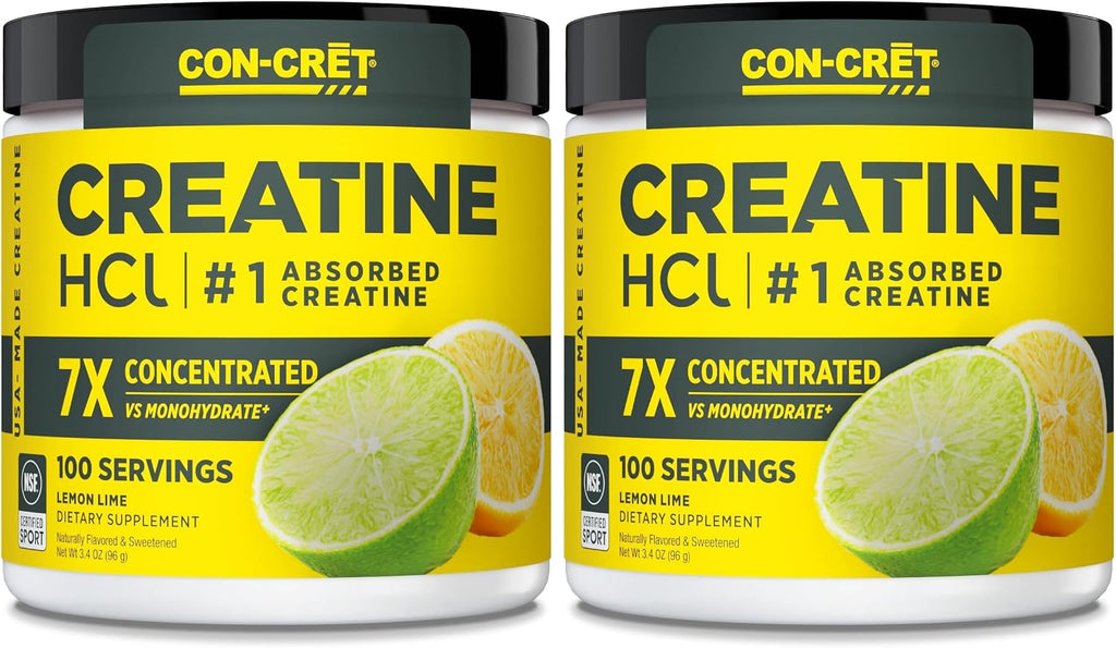 CON-CRET Creatina HCl en polvo | Apoyo de energía muscular, cogniti...