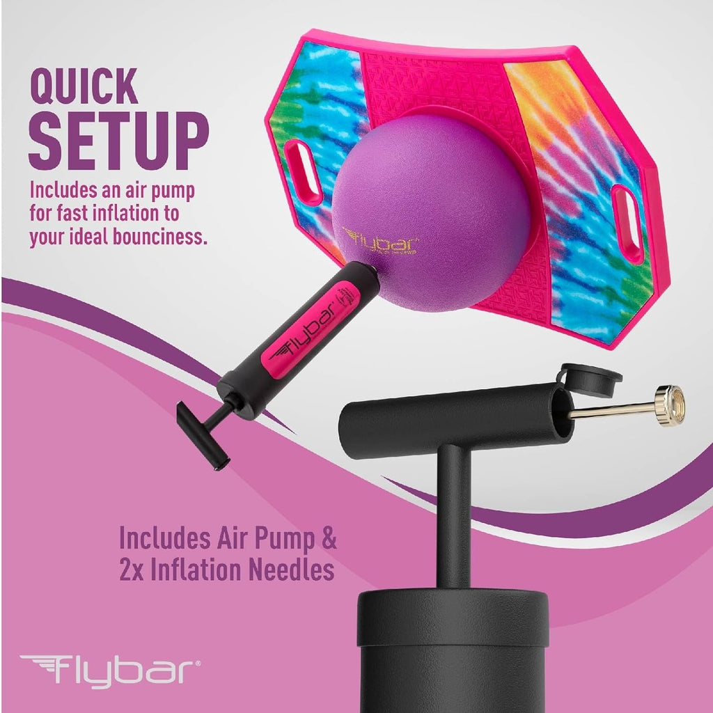 Flybar Pogo - Pelota de truco para niños, tabla de rebote de equili...