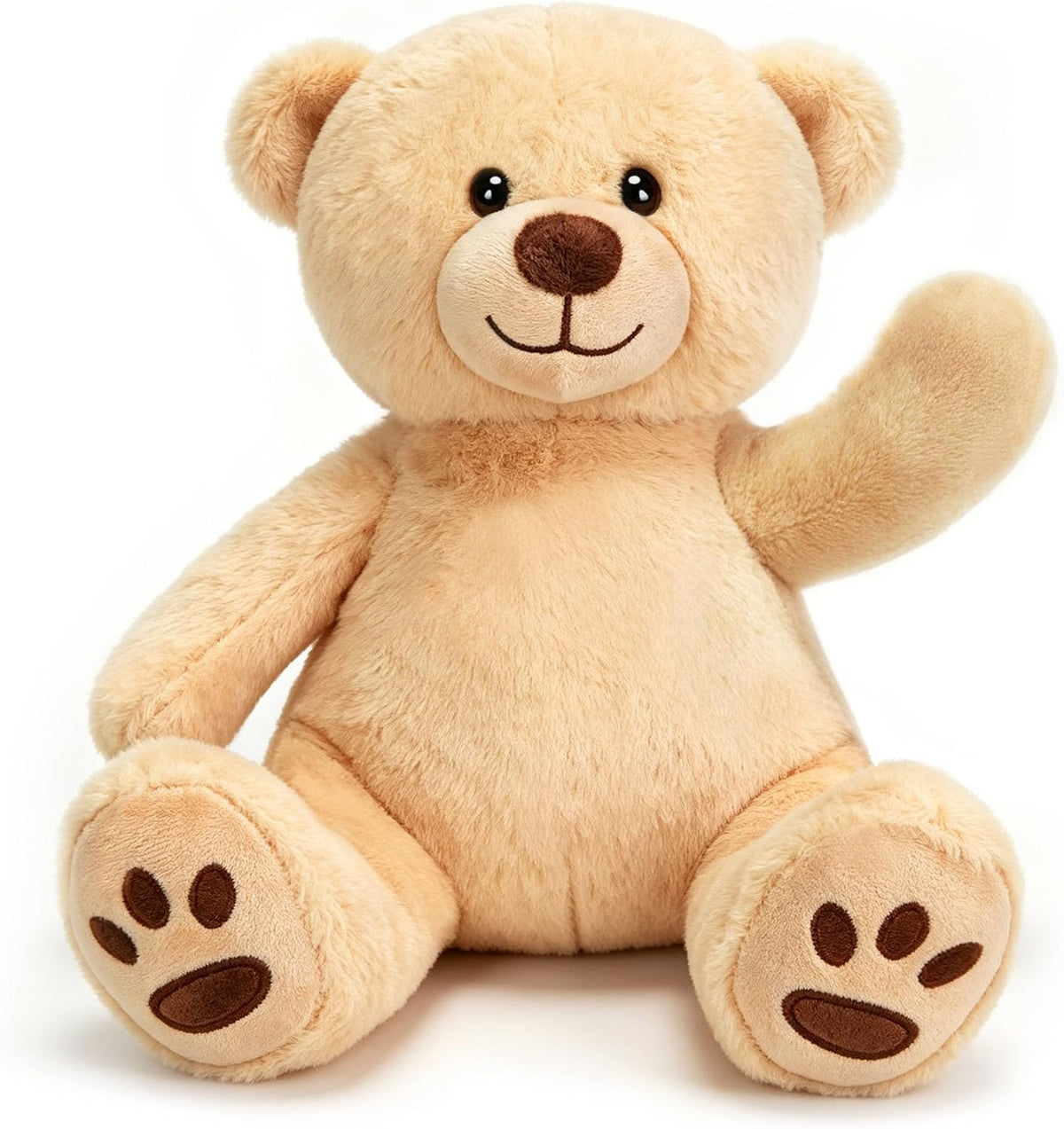 LotFancy Oso de peluche, peluche suave de 10 pulgadas, marrón claro...