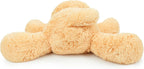 WEIGEDU Juguete de peluche de perro acostado, 20 pulgadas | Amarill...