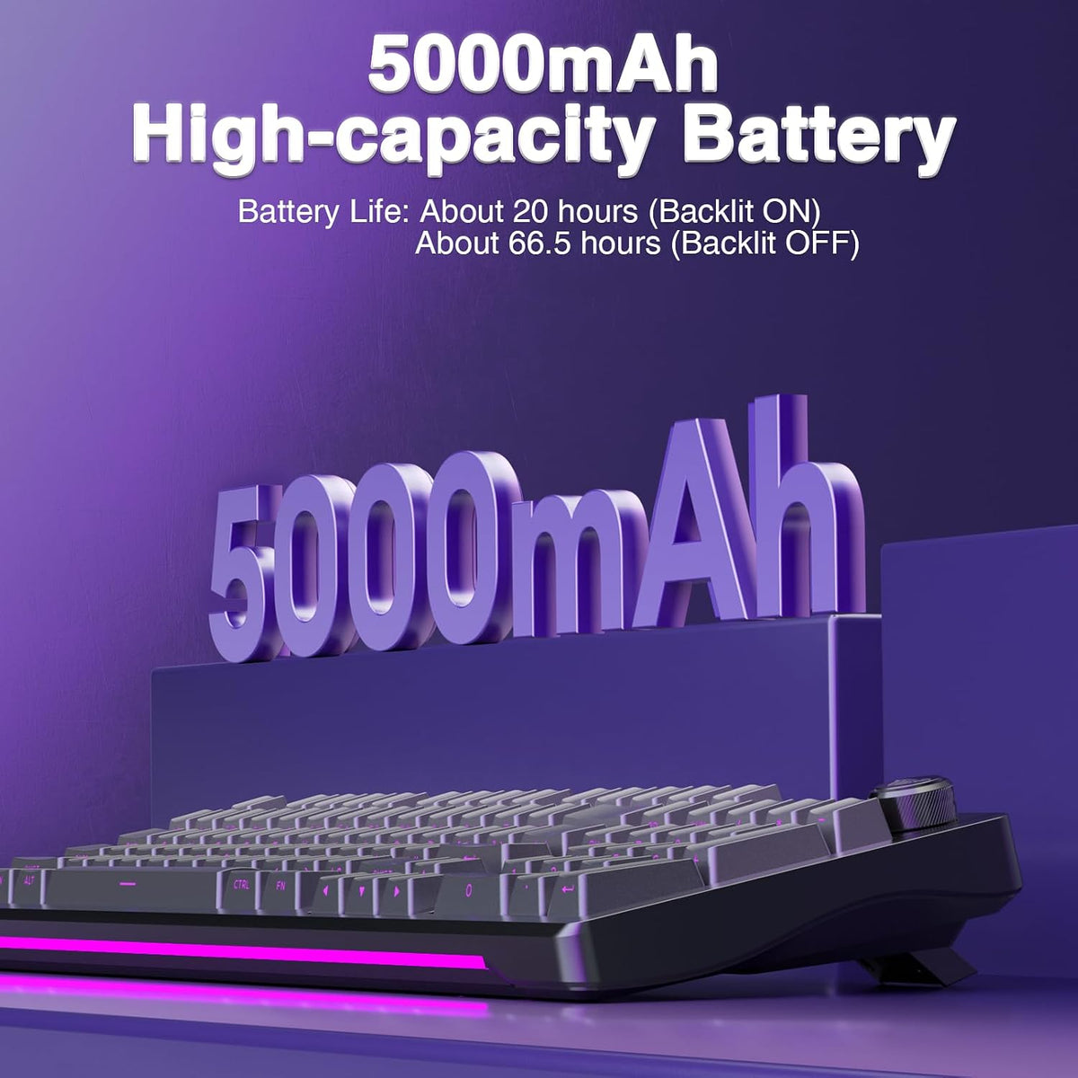 AULA S98 Pro Teclado mecánico inalámbrico para juegos con pantalla,...
