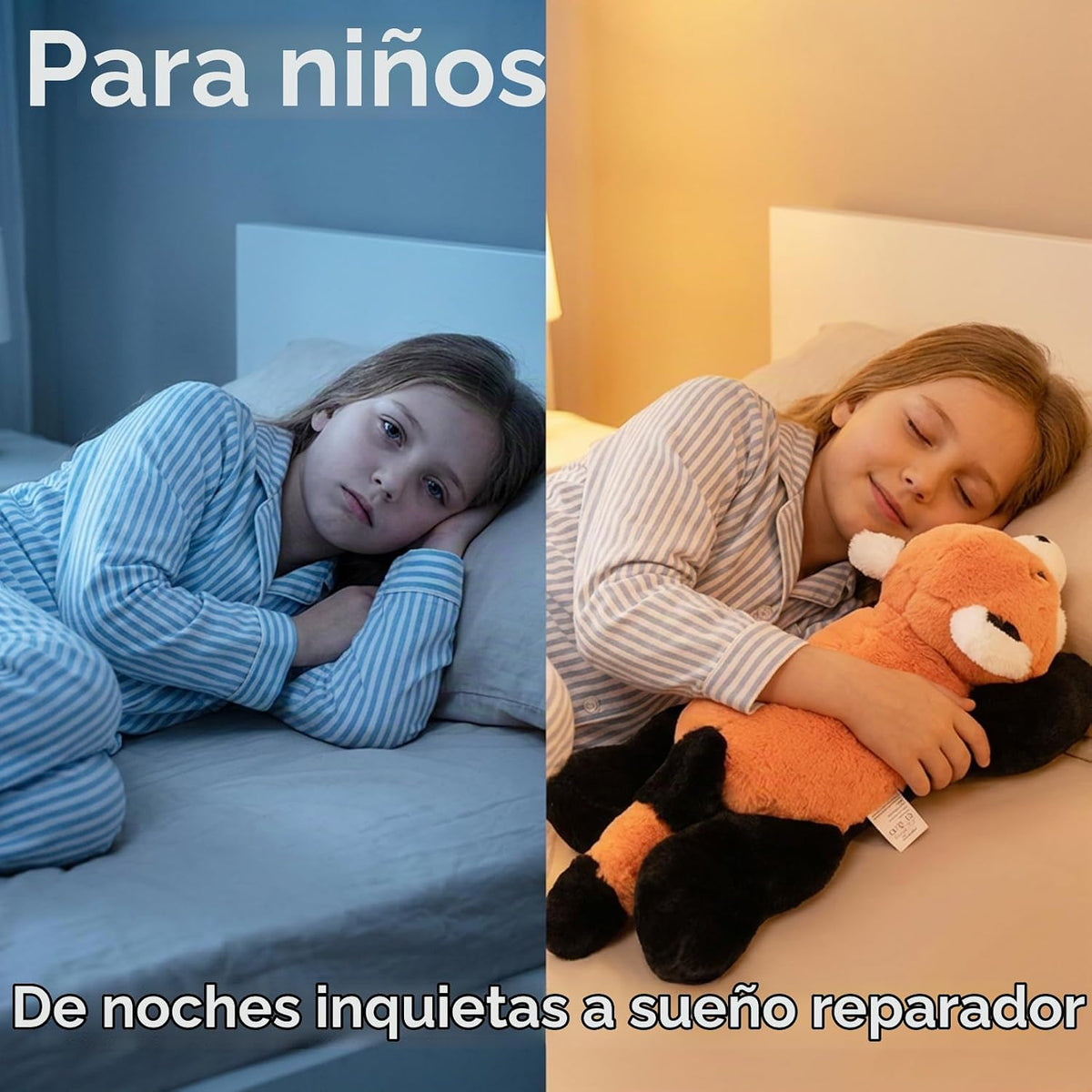 Niuniu Daddy - Animal de peluche con peso, 20 en 3.3 libras, Redpan...