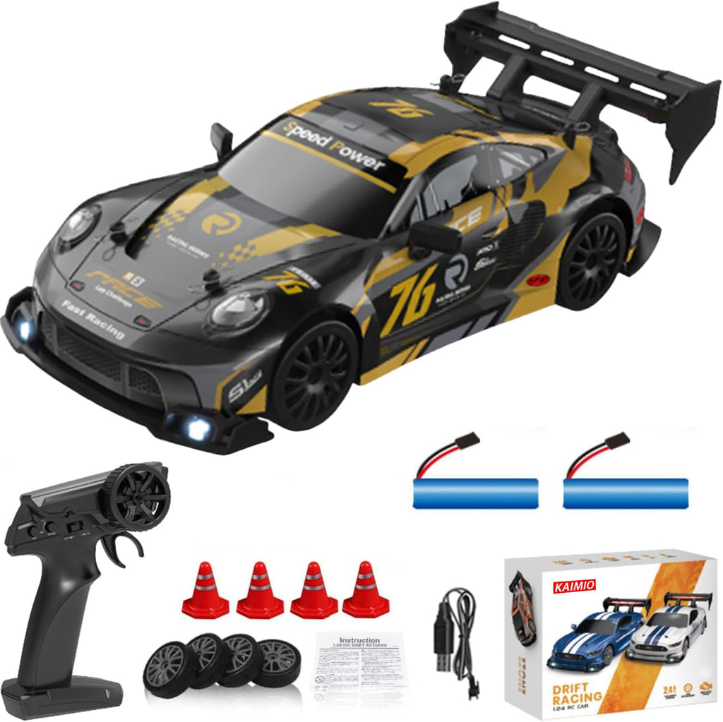 KAIMIO 1:24 Escala Coche RC Drift 4WD 2.4GHz 48KM\/H Vehículo Depor...