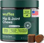 Wuffes Suplemento avanzado para cadera y articulaciones para perros...