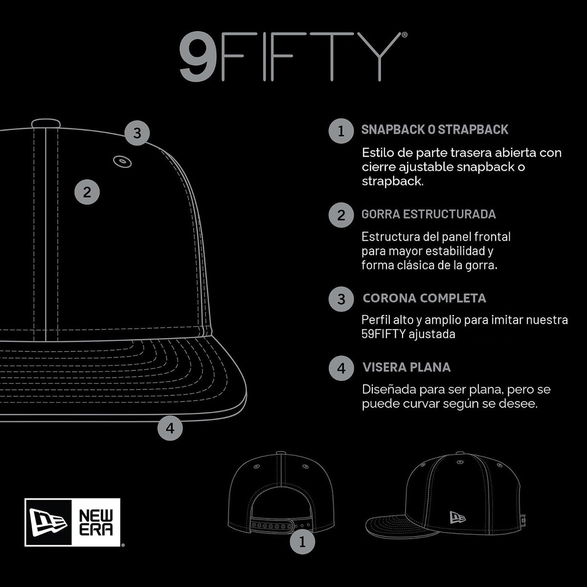 New Era Snapback para hombre