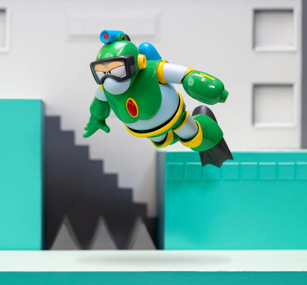 Jada Mega Man Wave 3 Bubble Man Figura de acción de juguete - Escal...