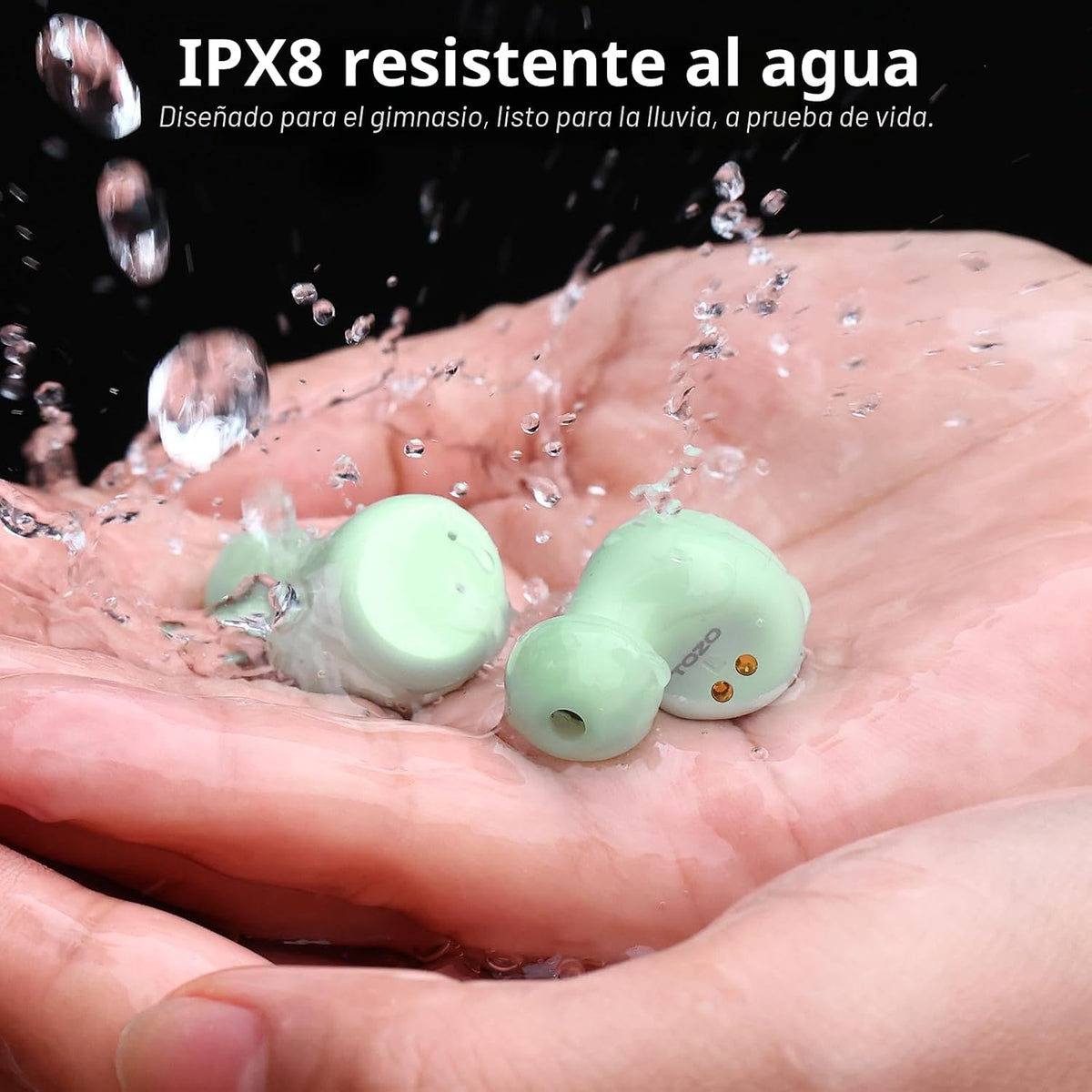 TOZO Auriculares inalámbricos T6 Bluetooth 5.3 con sonido estéreo e...