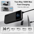 NOBIS Cargador portátil 187W 25000mAh Power Bank con aplicación Sma...
