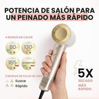 ELLA BELLA® Secador de pelo de plasma compacto, pantalla digital, s...