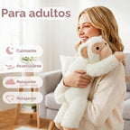 Niuniu Daddy - Peluche con peso de mono blanco de 20 pulgadas, almo...