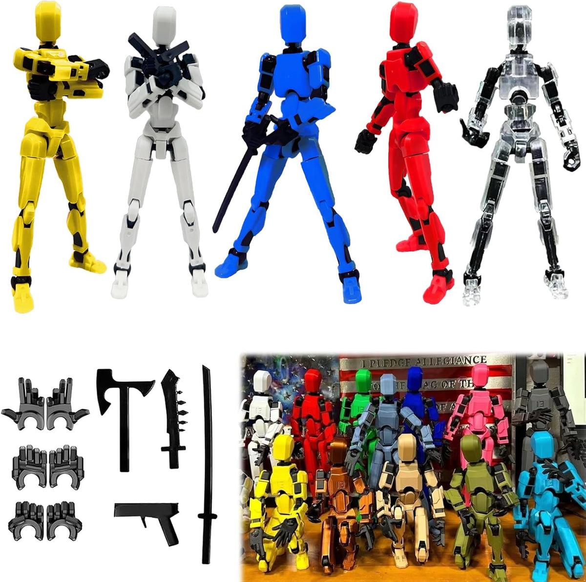 2025 Nueva Ensamblaje Completado-Titán 13 Figura de Acción, Juego d...