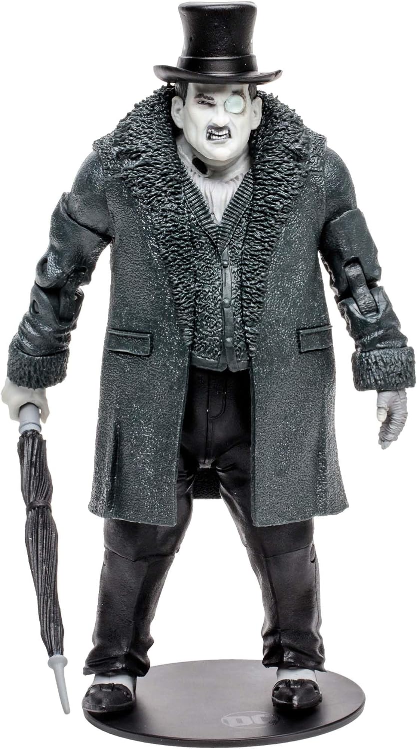 Bandai - DC Gaming - Etiqueta de oro de pingüino McFarlane 6.7 in -...