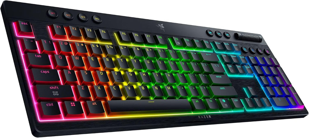 Teclado inalámbrico para juegos Razer BlackWidow V4 de perfil bajo,...