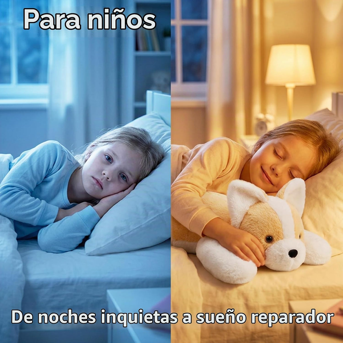 Niuniu Daddy Animales de peluche Corgi con peso de 20" | 3.3 li...
