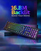Redragon K671KS Teclado mecánico inalámbrico para juegos, triple mo...