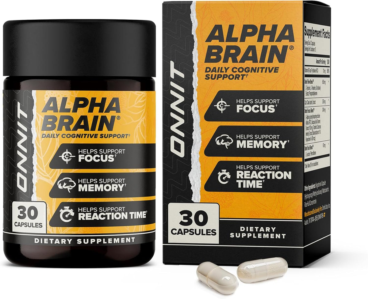 ONNIT - Suplemento para el cerebro en cápsulas Alpha Brain | IGEN P...