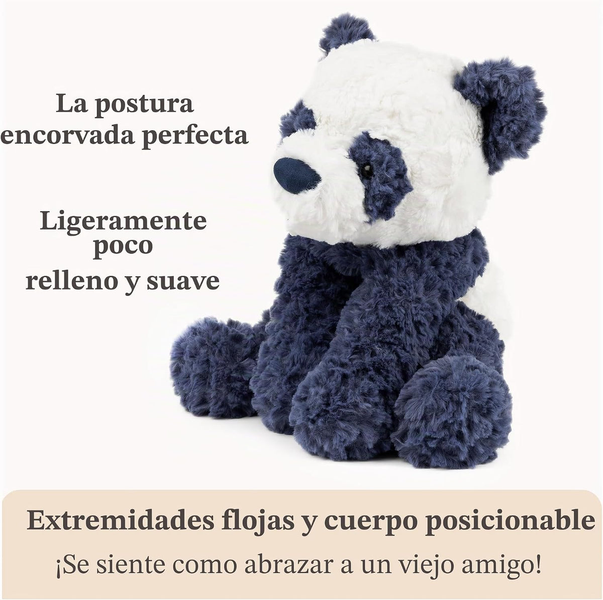 GUND Cozys Collection Panda - Juguete sensorial de peluche de 10 pu...
