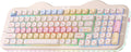YUNZII C98 Cute Cake Teclado mecánico inalámbrico (beige, interrupt...
