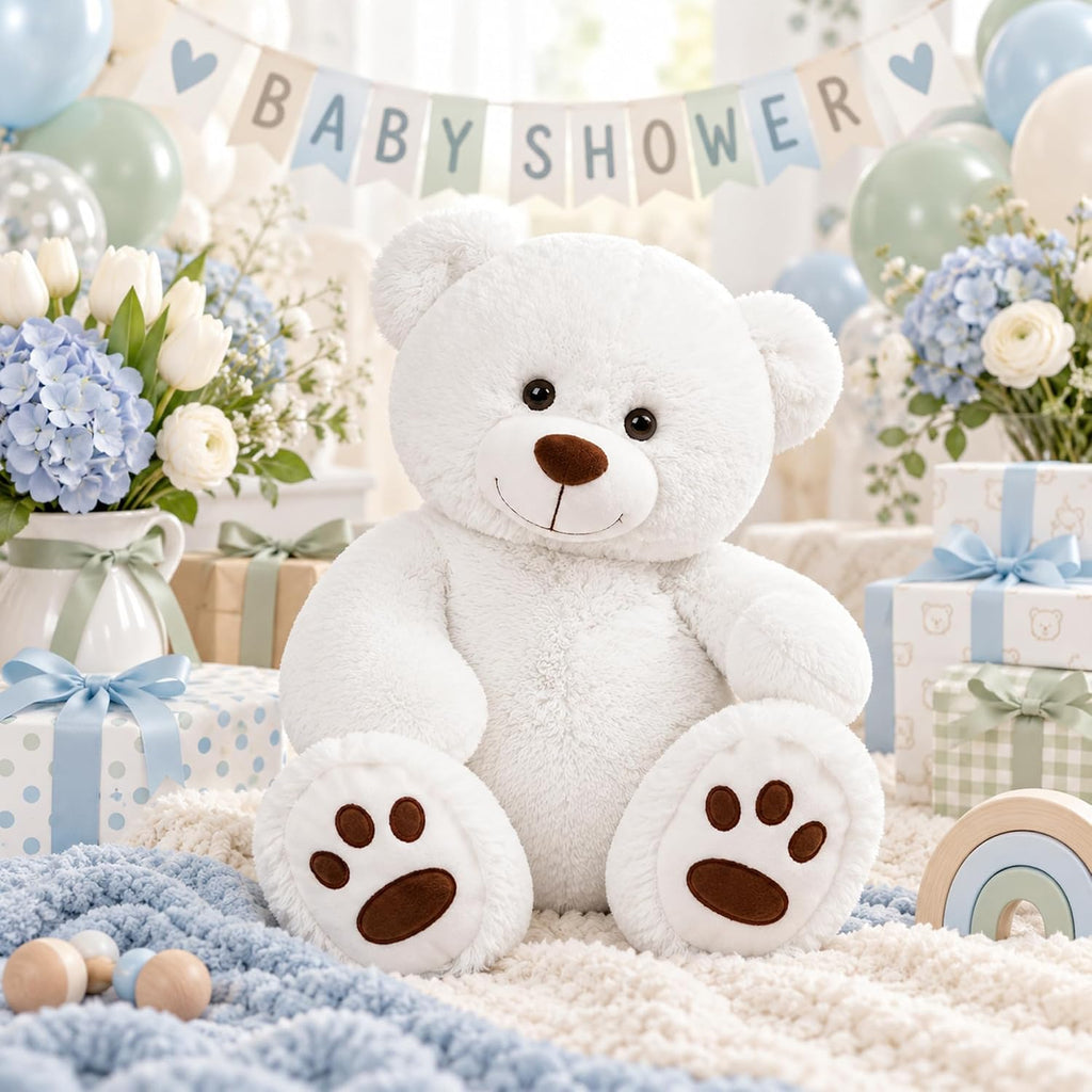 LotFancy Teddy Bear - Peluche de peluche suave de 20.0 in, color bl...