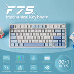 EPOMAKER x Aula F75 - Teclado mecánico de junta, 75% inalámbrico in...