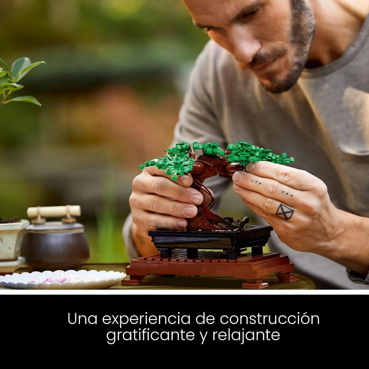LEGO Botanicals - Juego de construcción de árbol bonsái artificial...