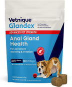 Vetnique Glandex Advanced Strength - Glándula anal masticable para...