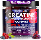 Swing Arm Gomitas de monohidrato de creatina, 8000 mg para hombres...