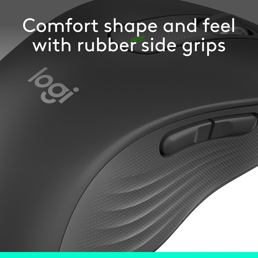 Ratón inalámbrico Logitech Signature M650 L para zurdos, tamaño com...