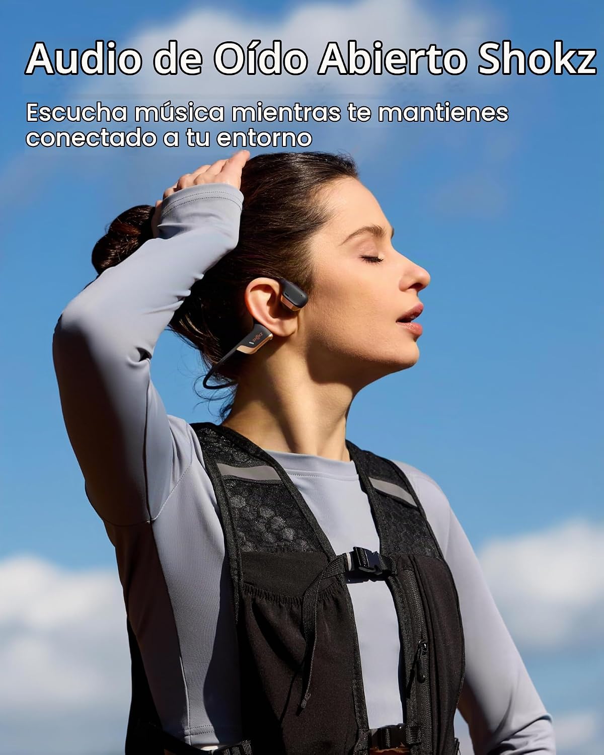 SHOKZ OpenRun Pro 2 Mini auriculares deportivos de conducción ósea,...
