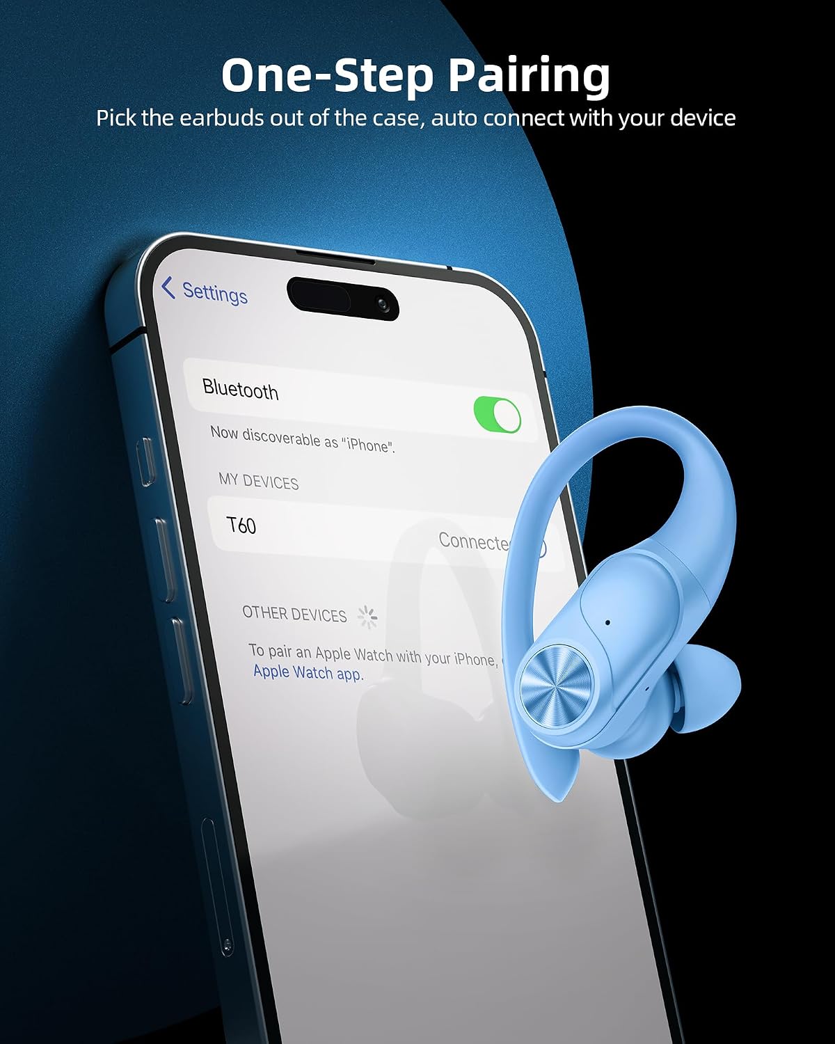 PocBuds - Auriculares Bluetooth inalámbricos con 80 horas de reprod...
