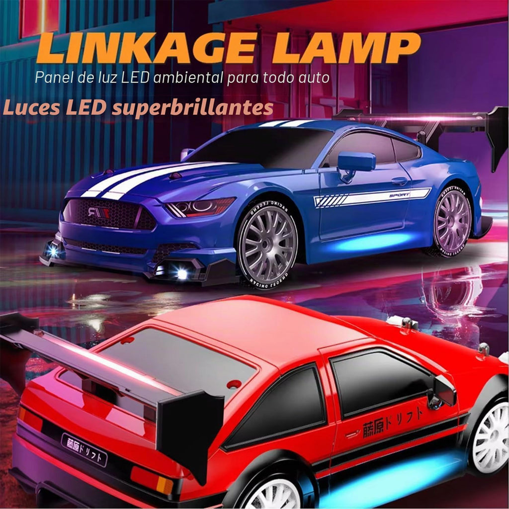 KAIMIO 1:24 Escala Coche RC Drift 4WD 2.4GHz 45MPH Vehículo Deporti...