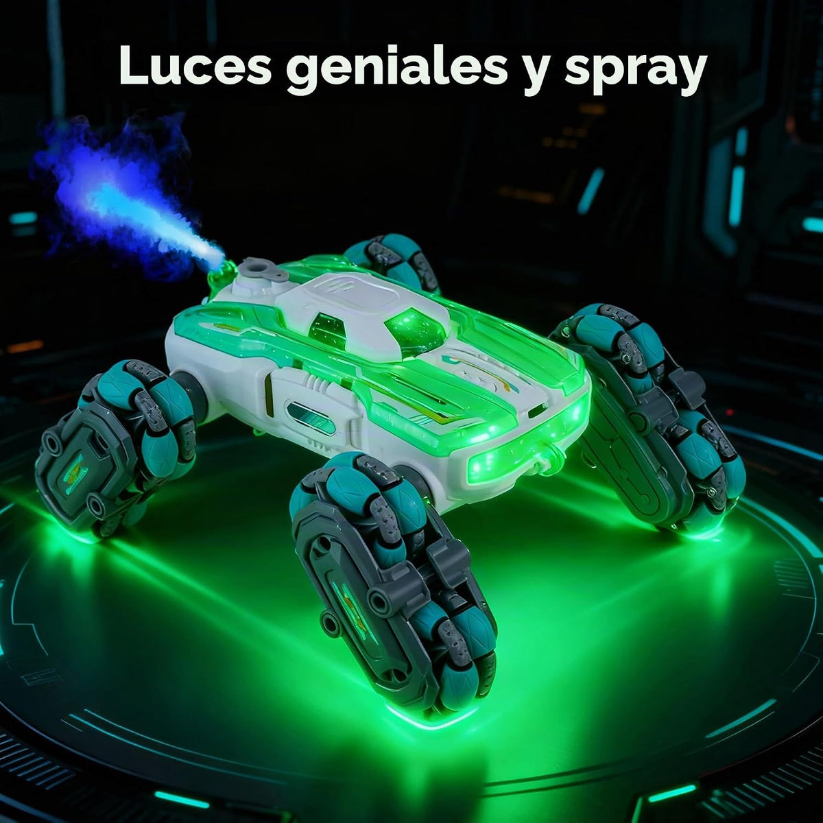 NEXBOX Juguetes de coche de control remoto 8WD para niños, camión d...