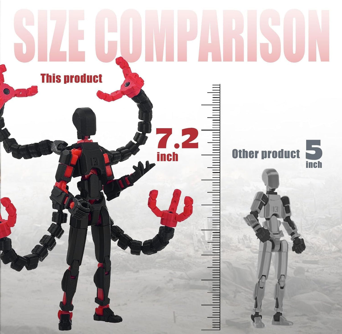 Conjunto de Figuras de Acción Titan13 (Ensamblaje Completado), 18.3...