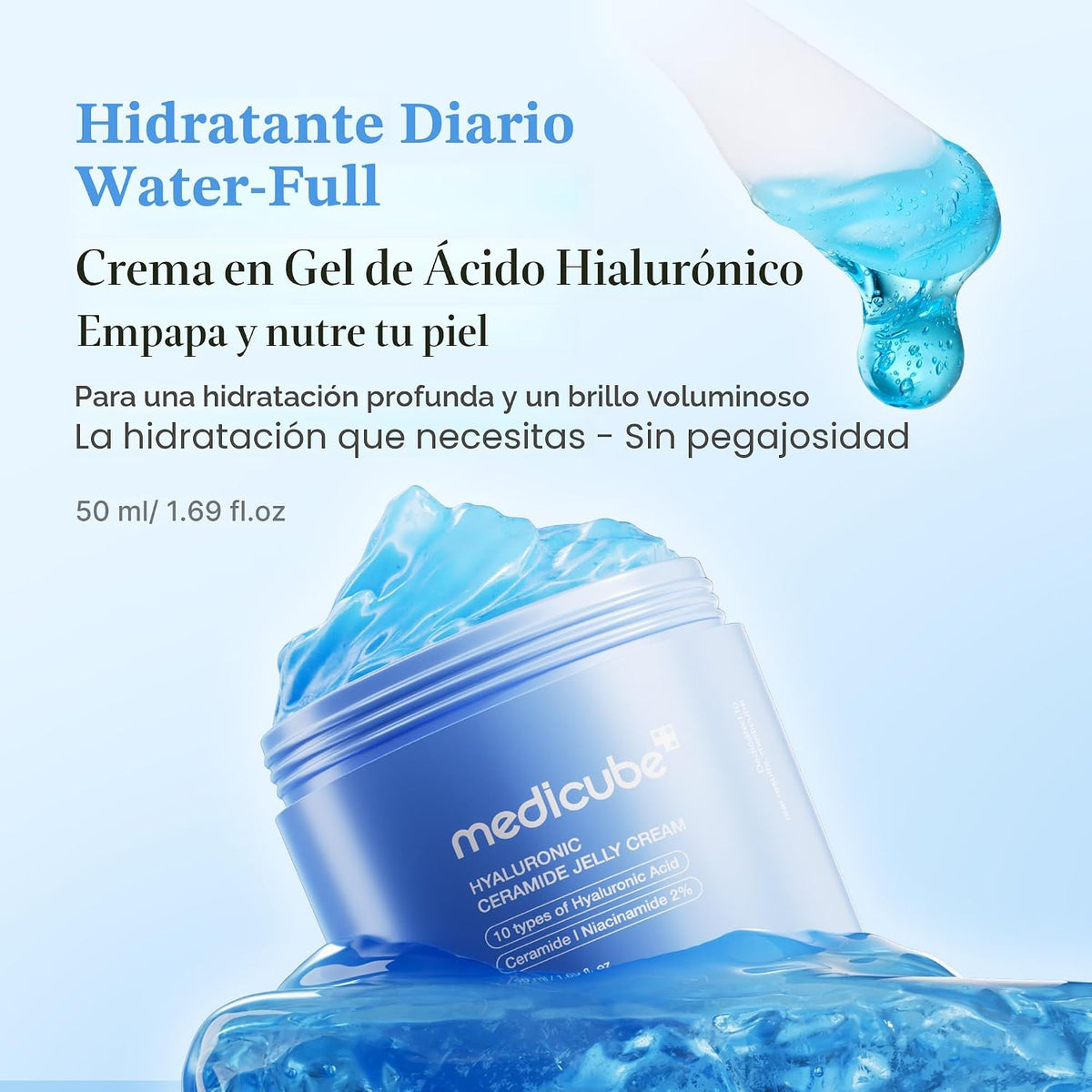 medicube Retinal Soothing Duo - Crema de gelatina de ácido hialurón...