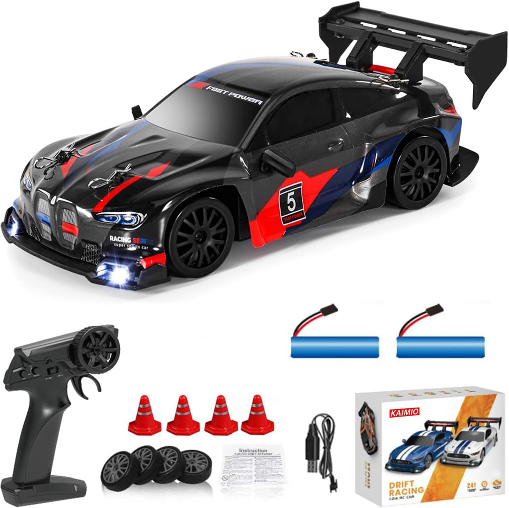 Coche de Carreras RC Drift KAIMIO 1:24 4WD 2.4GHz 48KM\/H Vehículo...