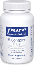 Pure Encapsulations B-Complex Plus - Suplemento de vitaminas B para...