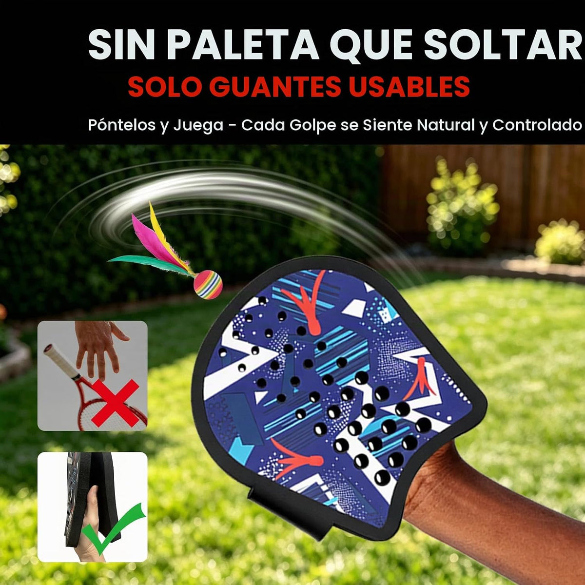 BACKYARD ALL-STARS Juego de remo con red, portátil para interior\/e...