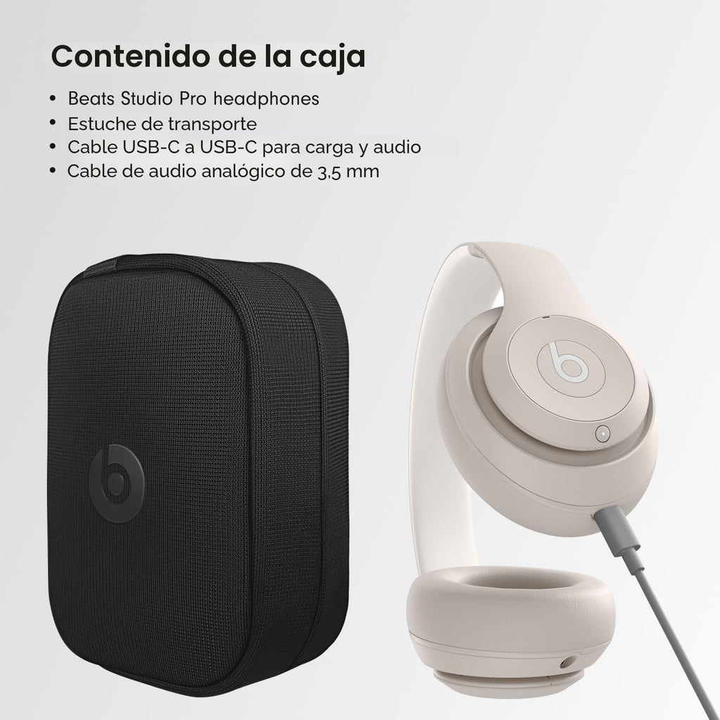 Beats Studio Pro - Auriculares Bluetooth con cancelación de ruido c...