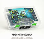 JITTERYGIT Mech - Juego de figuras de acción STEM que brillan en la...