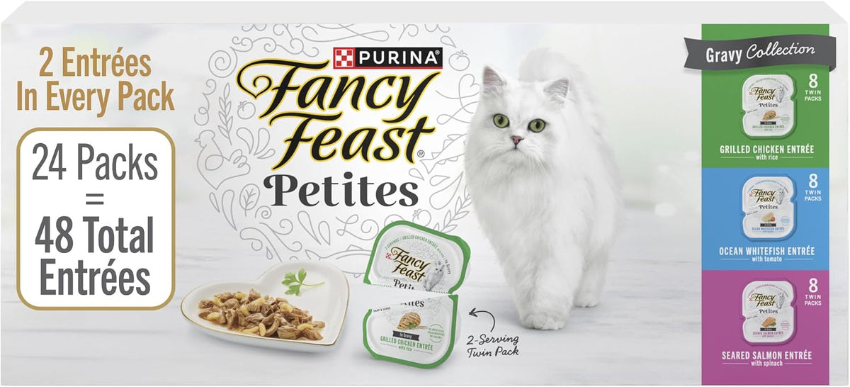 Purina Fancy Feast Gourmet - Paquete variado de alimentos húmedos p...