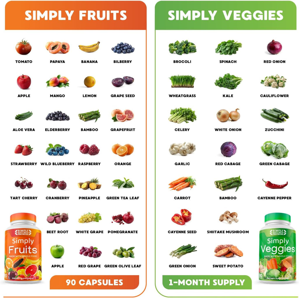 Simply Nature's Pledge - Repleto de más de 40 frutas y verduras...