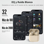 Auriculares inalámbricos TOZO T6 con sonido estéreo Bluetooth 5.3,...