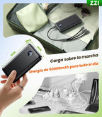 Banco de energía de 60,000 mAh: 5 dispositivos a la vez, perfecto p...