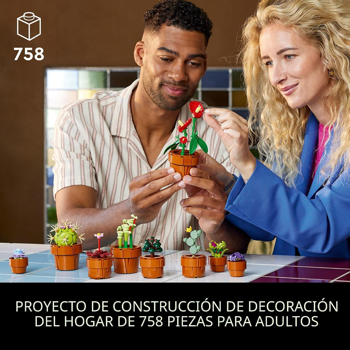 LEGO Botanicals Tiny Plants - Juego de construcción de plantas arti...