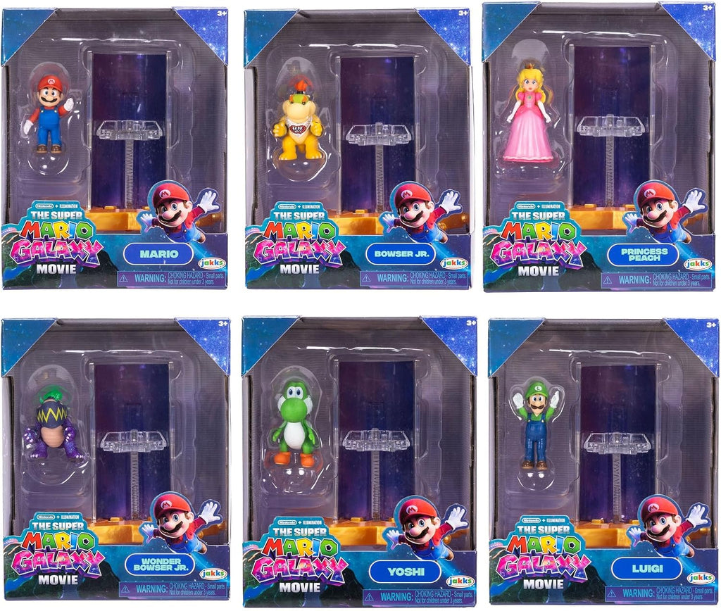 The Super Mario Galaxy Movie \u2013 Mini figuras de 1.5 pulgadas co...