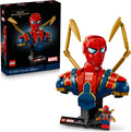 LEGO Marvel Iron Spider-Man Bust coleccionable \u2013 Kit de constr...