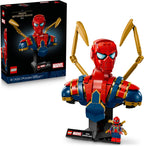 LEGO Marvel Iron Spider-Man Bust coleccionable \u2013 Kit de constr...