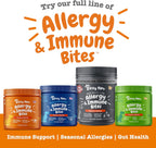 Zesty Paws Masticables para aliviar la alergia de perros, probiótic...