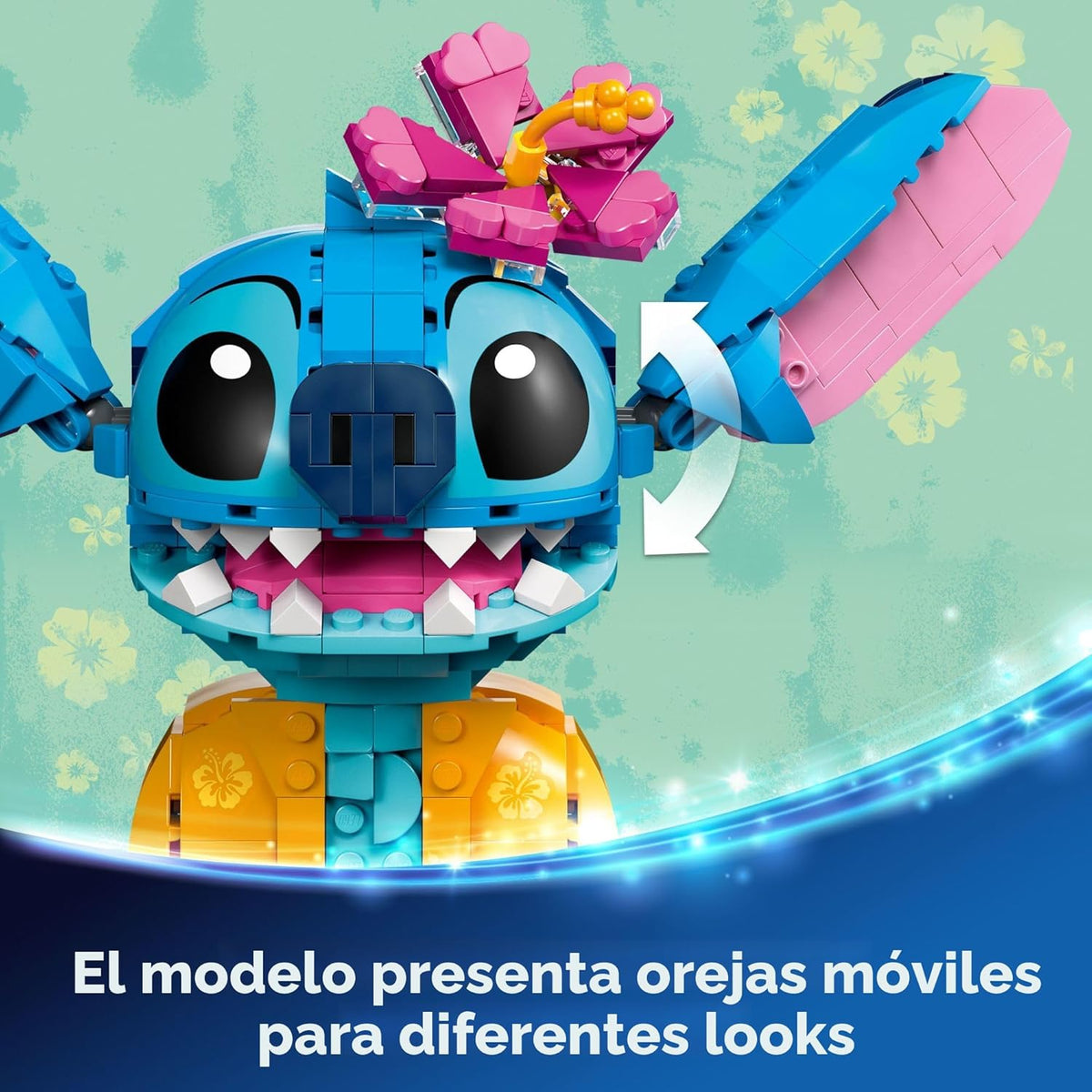 LEGO Disney Stitch Kit de construcción de juguete, juguete de Disne...